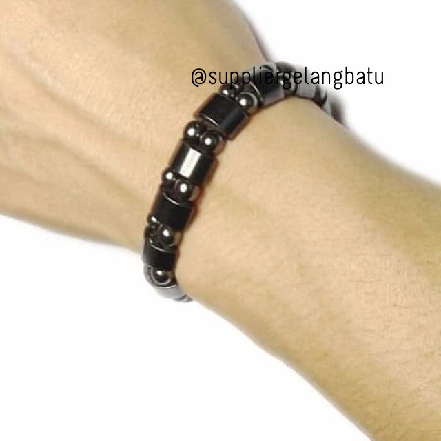 gelang kesehatan magnetice solusi diet sehat premium magnet tormalin aksesoris pria wanita fashion