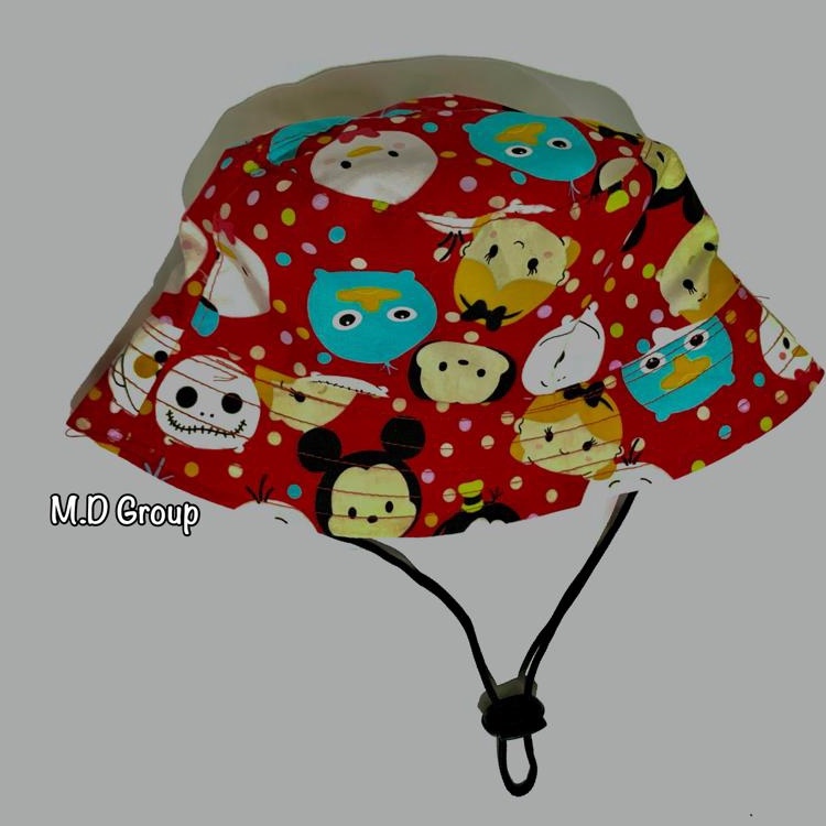 Topi Bucket Hat Anak Tali Sablon Motif Lucu Topi Bucket Anak Laki Laki Perempuan Sablon Lucu Kekinian