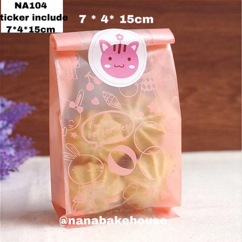 plastik cookies, packaging kemasan makanan murah, bungkus kopi, goddiebag 10 pcs