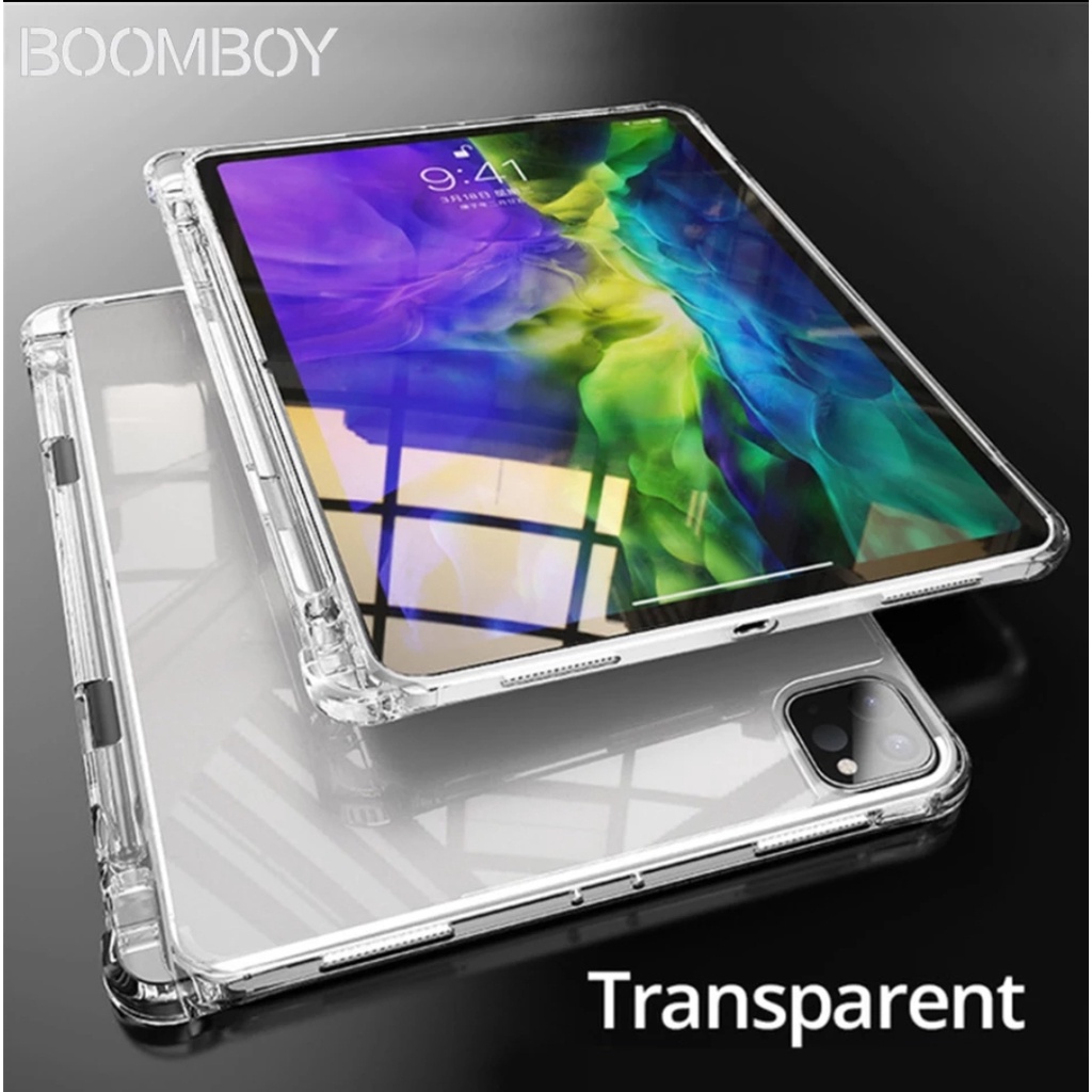 Silicone Clear IPAD MINI 6 IPAD 7 8 9 10.2 IPAD PRO 11 AIR 4 5 CASE apple pencil stylus Holder cover