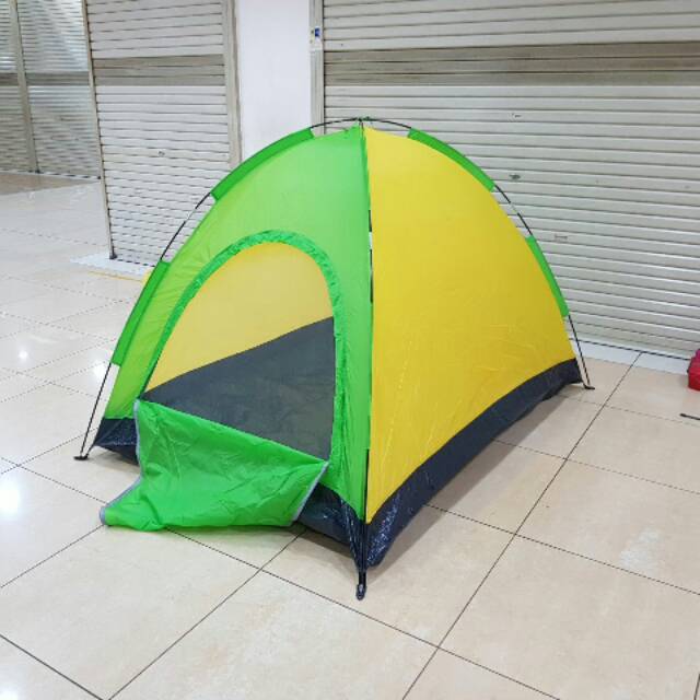 Tenda green 2p double layer murah berkualitas