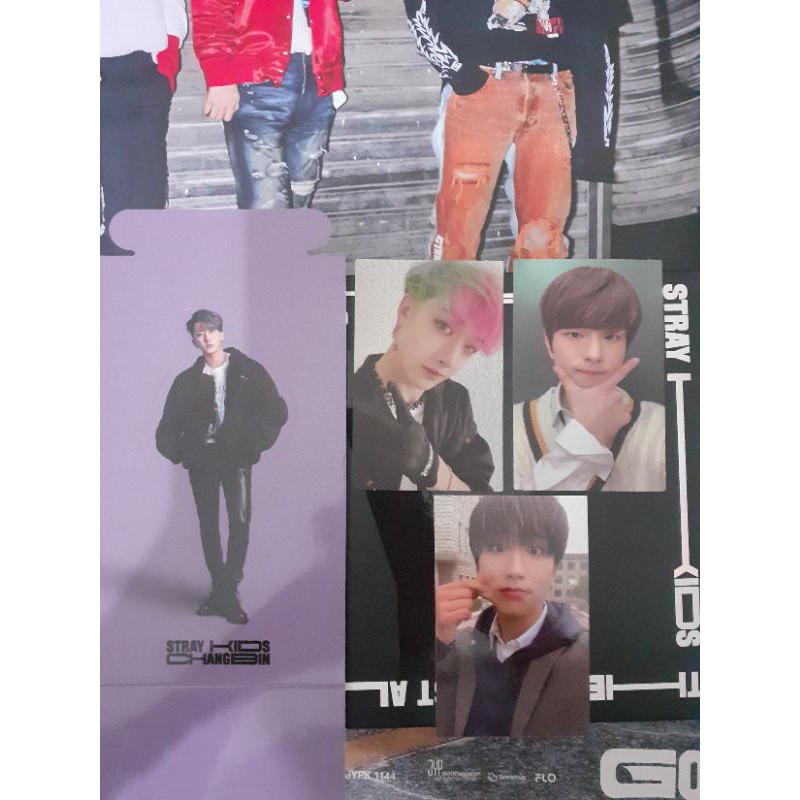 [Ready Stock] STRAY KIDS GO LIVE ALBUM LIMITED PHOTOCARD STANDEE CHANGBIN HAN SEUNGMIN CHAN