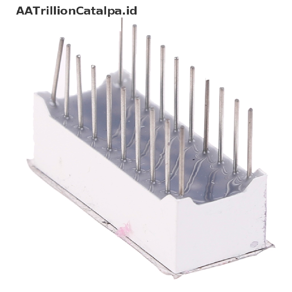 Aatrillioncatalpa 5pcs Lampu Bargraph LED 10 Segmen Warna Biru Hijau Kuning Merah