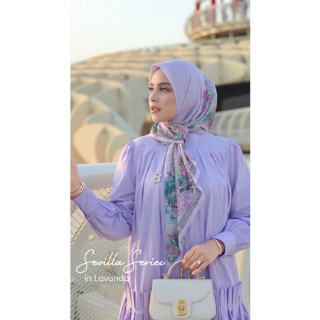 THE SEVILLA BUTTONSCARVES Lavanda