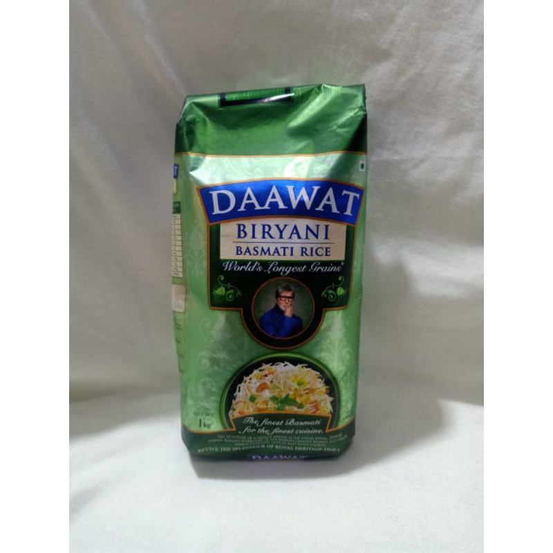 

Daawat Biryani Basmati Rice 1 Kg