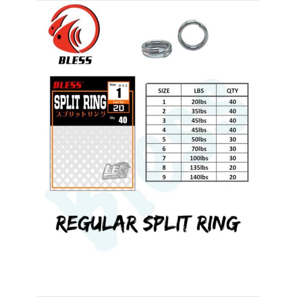 SPLIT RING BLESS STAINLESS STEEL SPLIT RING CASTING SPLIT RING METAL JIG