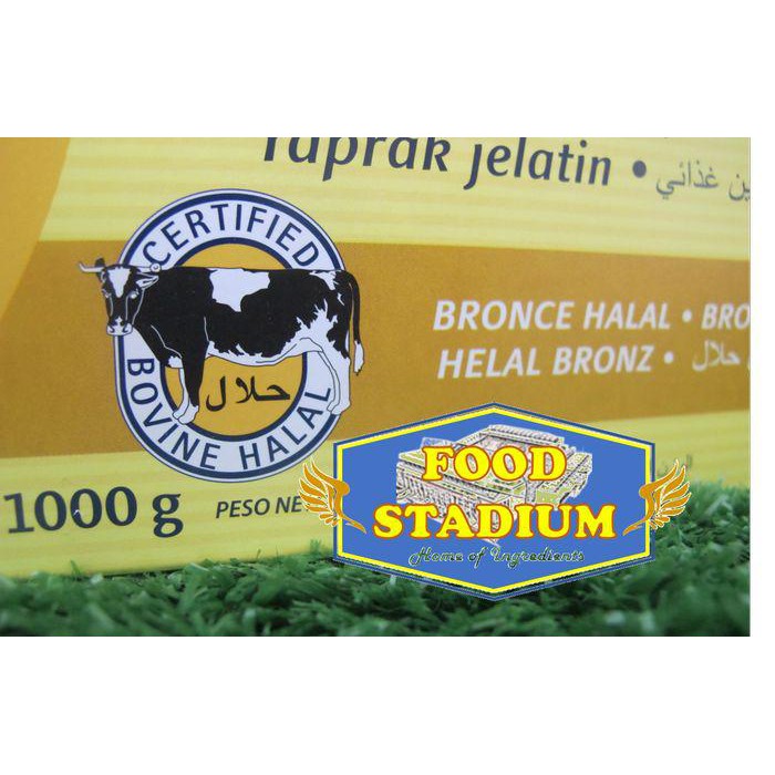 

PROMO - GELATIN SHEET HALAL BY GELITA, 50 GR / 15 LEMBAR