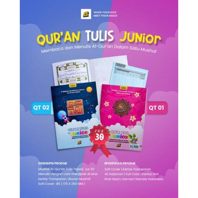 

QUR'AN TULIS FOR JUNIOR JUZ 30