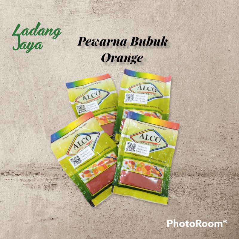 

Pewarna Makanan Bubuk Orange Alco 25gr