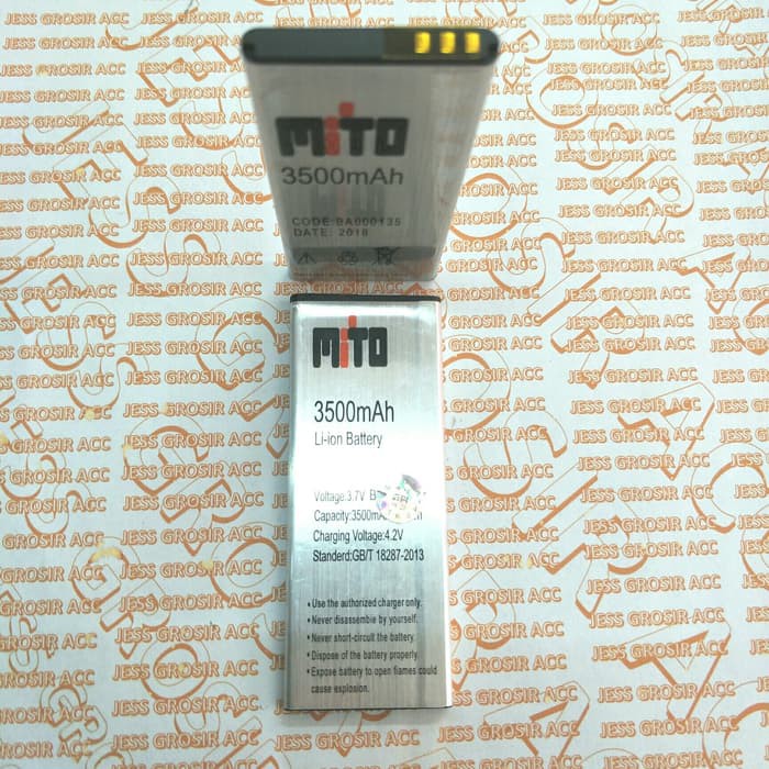 Baterai Battery Double power MITO BA-0135 BA000135 A17 Fantasy X