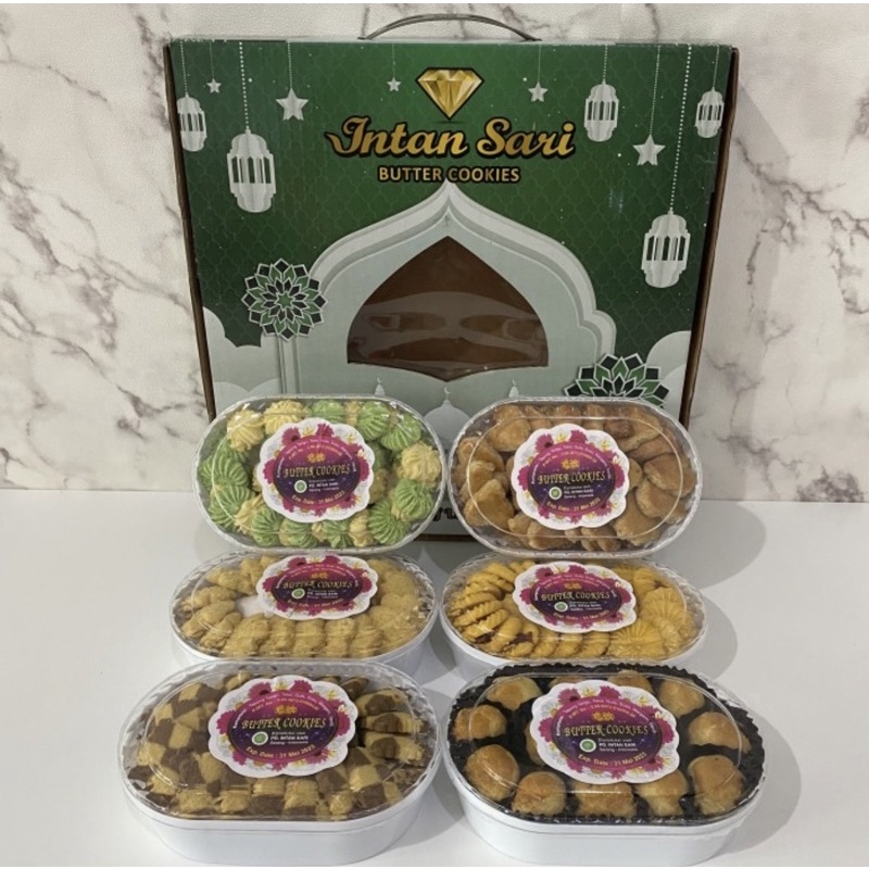 

Paket Kue Kering Hampers Lebaran Merek Intan Sari