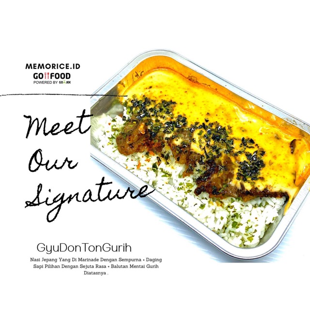 

GyuDonTonGurih Mentai Rice