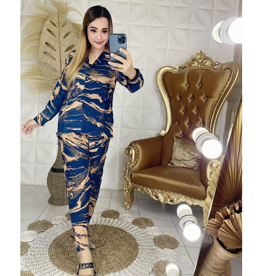 Modern.. setelan wanita | setelan cp pita | setelan lengan panjang | setelan busui | setelan cewek |