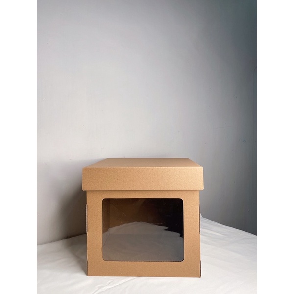 

corrugated box kotak kue cake box dus kue packaging kue mika 25x25x25