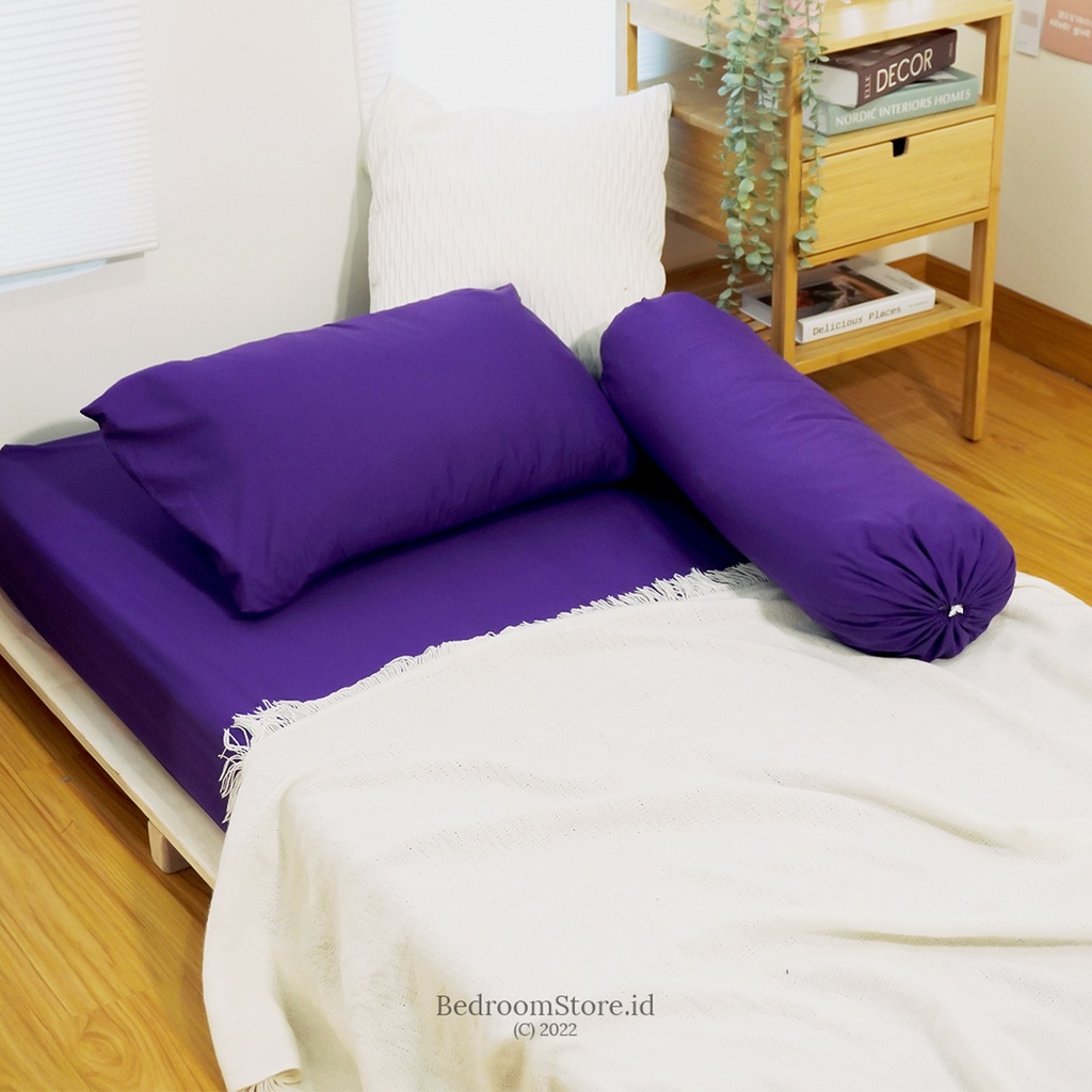 SPREI AESTHETIC POLOS VIOLET ALA KOREA SUDAH TERMASUK SARBAN SARGUL