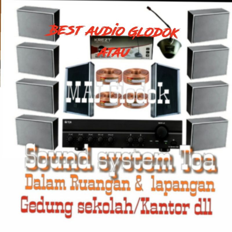 Sound system Toa Outdoor Indoor untuk gedung sekolah dan Kantor dll
