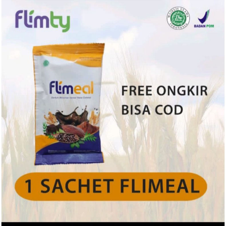 

1 Sachet] Flimeal Meal Replacement rasa Coklat by Flimty - @50gr