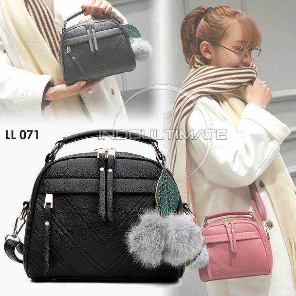 Tas Selempang Wanita 2in1 Clutch Wanita LL-071 / Tas Import Wanita / tas wanita import