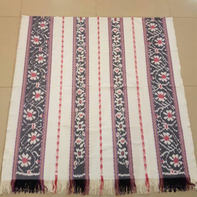 Kain Tenun Blangket Halus(Aneka Motif Putih)