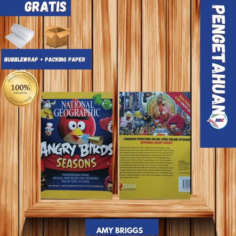 BUKU NATIONAL GEOGRAPHIC ANGRY BIRDS SEASONS