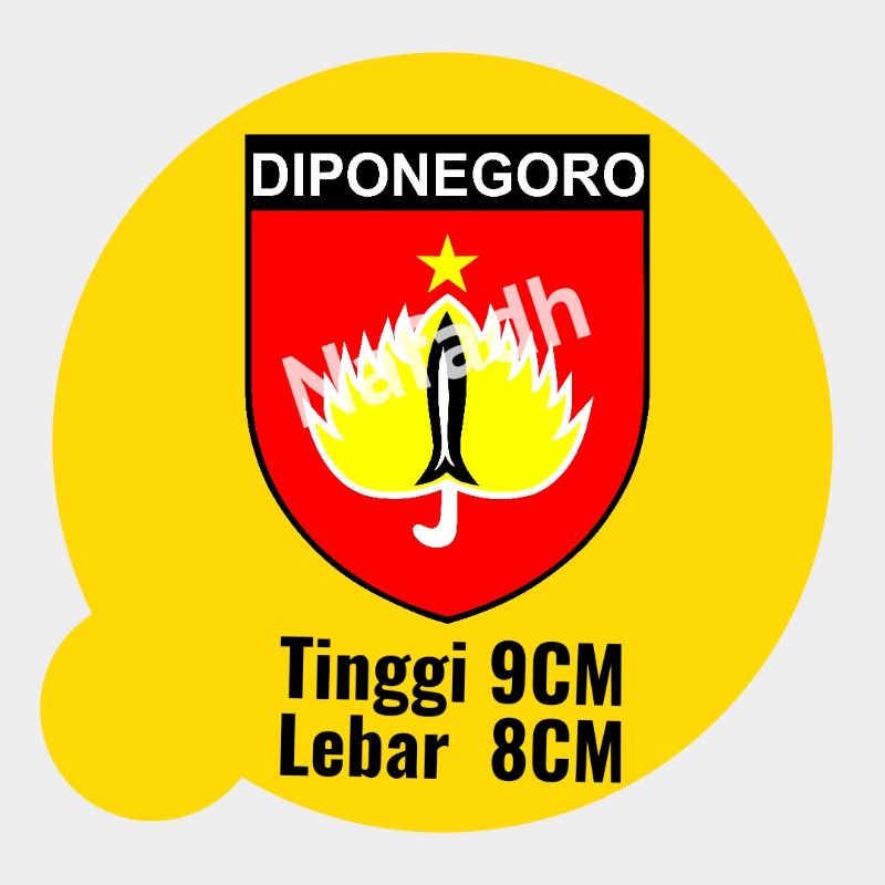 Kodam IV Diponegoro,stikee tni ad,stiker army,stiker kendaraan