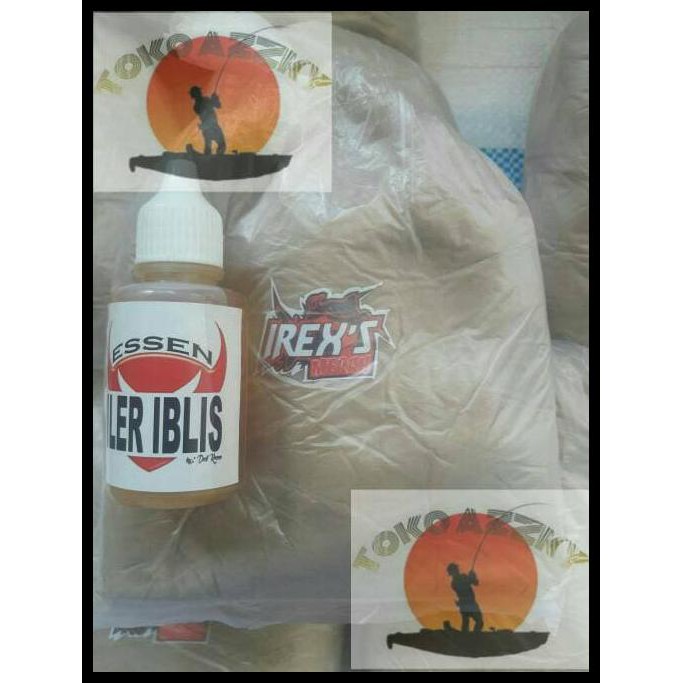 Grab Oke Umpan Pancing Galatama Lele Lemak Kuda Irexs 1Kg + Essen Iler Iblis