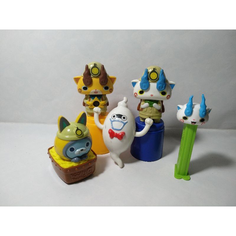 Yokai Watch Japan Ghost Happy Meal Mcdonald Mcd Hantu Jepang Pez Toys Kucing Cat Setan Devil Evil
