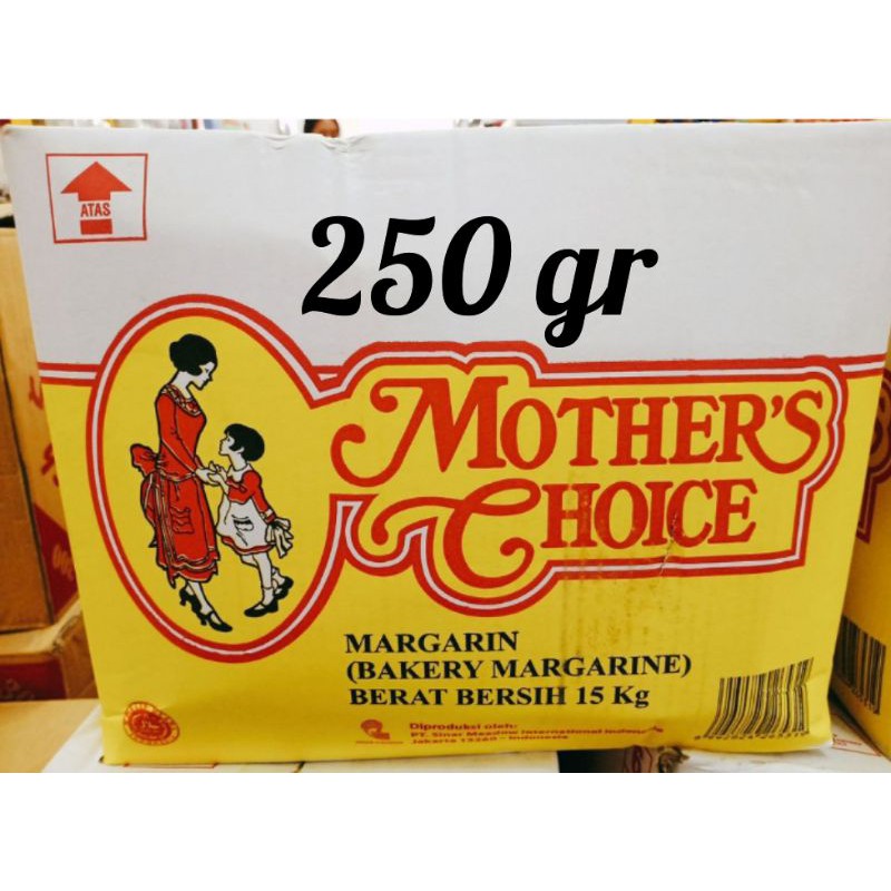 

MARGARINE / MENTEGA MOTHER'S CHOICE Repack 250 gr Bakery margarine
