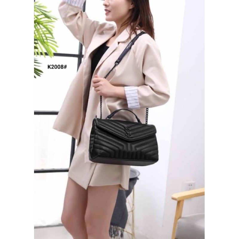 YSL Yves Saint Laurent LouLou Shoulder Bag Include Box YsL K2008