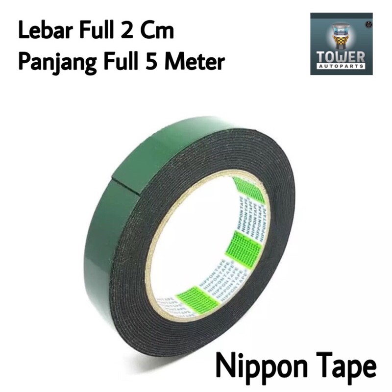 Double Tape / Doubletape / Dobeltip Foam - Lem Perekat Bolak Balik Bahan Busa High Quality