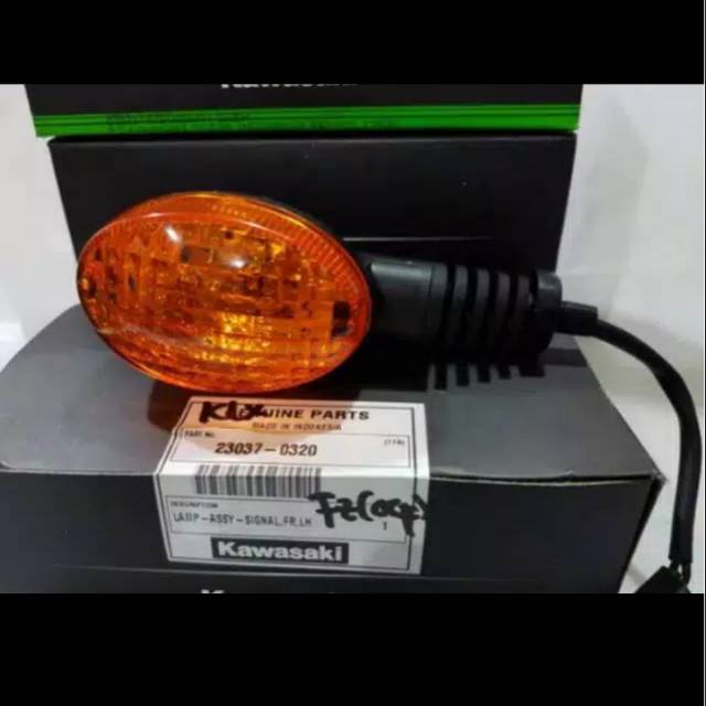 Lampu sen sein riting KLX 150 kanan kiri depan belakang original Kawasaki satuan 1pc