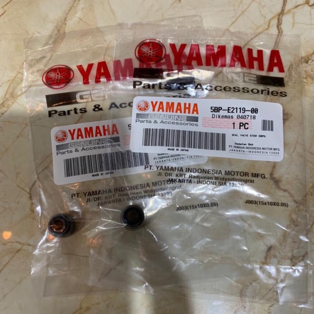 SIL SEAL KLEP YAMAHA SCORPIO 5BP ORIGINAL YGP ISI DUA