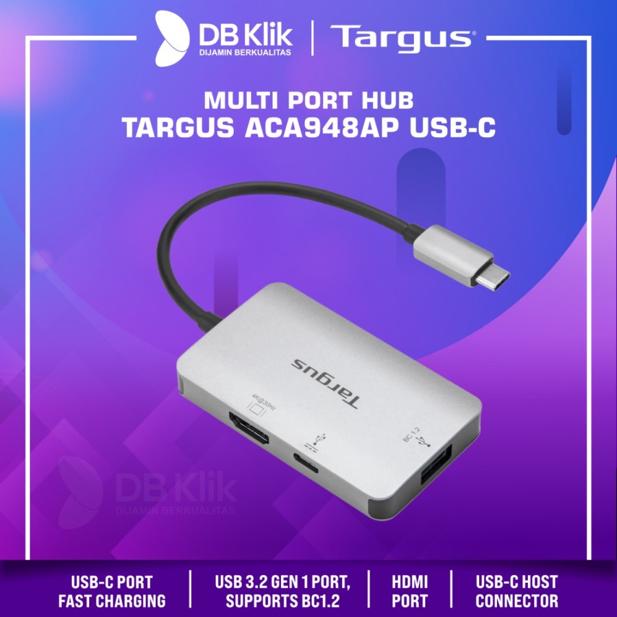 Multi Port Hub Targus ACA948AP USB-C to HDMI USB A USB C - ACA948