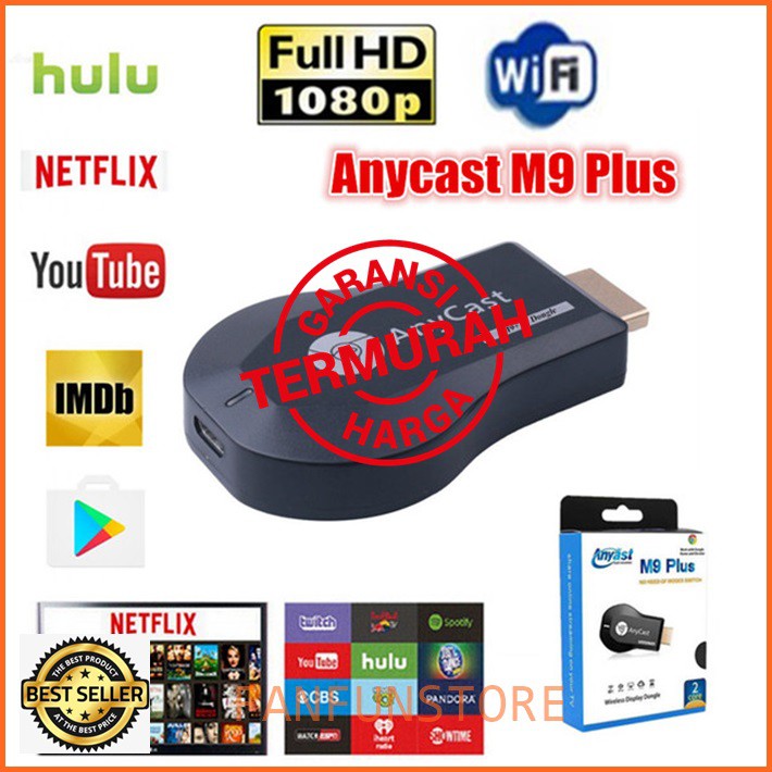 ANYCAST / ANYCAST M9 PLUS 1080P WIFI HDMI WIRELESS HDMI DONGLE ANYCAST M9 PLUS ORIGINAL