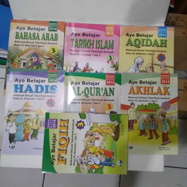 Buku belajar MDTA kelas 3 sepaket