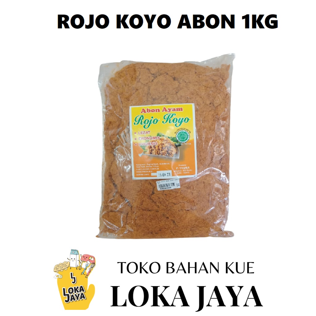 

ROJO KOYO ABON AYAM DAN SAPI 1 KG