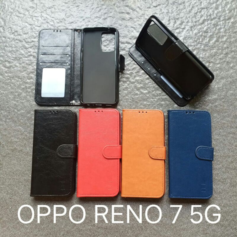 Flip case Oppo Reno 7 5G . Reno 7Z 5G Buka tutup Flipshell Flip cover Flip case