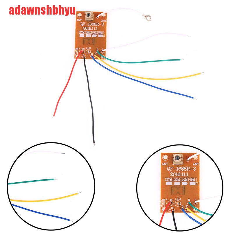 Papan Sirkuit Transmitter Pcb Dengan Remote Control 4ch 27mhz