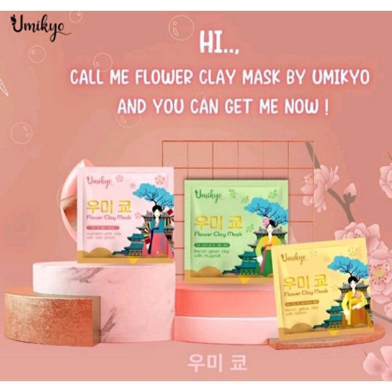 CLAY MASK BY UMIKYO/ MASKER WAJAH UMIKYO