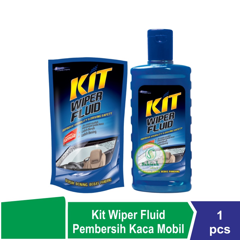 Kit Wiper Fluid Pembersih Kaca Mobil 300ml / 400ml