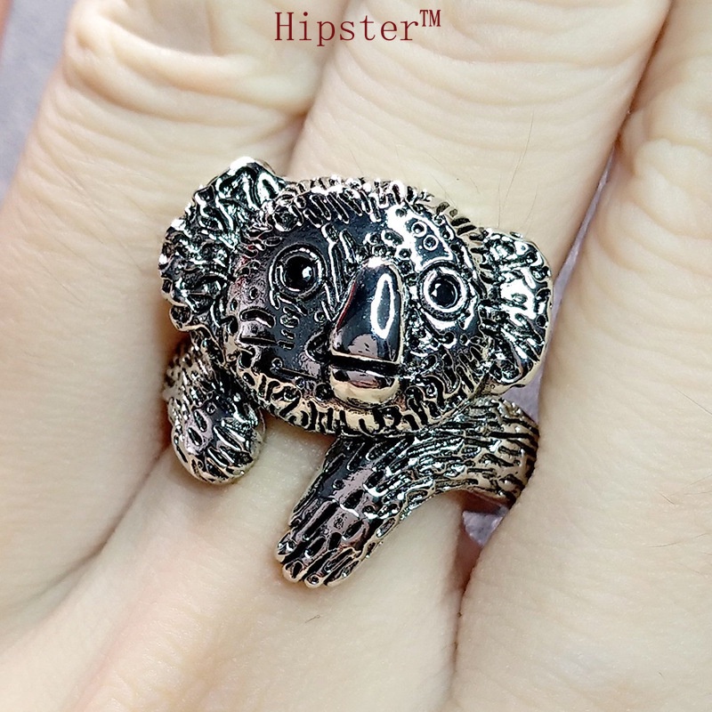 New Trend Hipster Fashion Cute Koala Ring