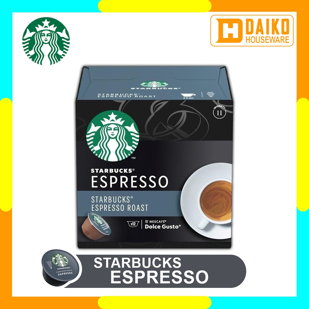 Starbucks Capsule Nescafe Dolce Gusto NDG Espresso Roast 1 Box Original Nestle