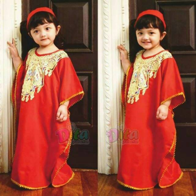 Kaftan Kids Bayi Arsy dan Moonela Grosir Murah Pakaian muslim baju gamis bayi stelan muslim bayi