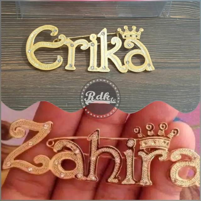 Bros nama permata(peniti)