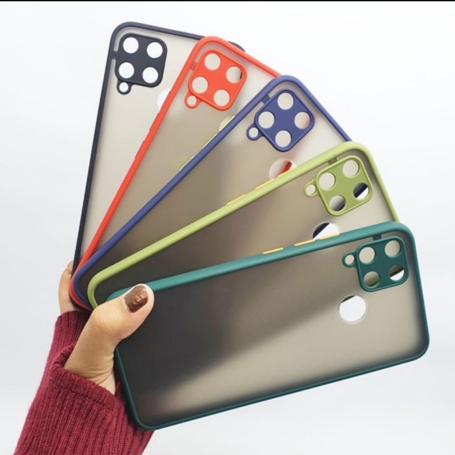 Soft Case Oppo A15 Case Matte Colour Transparan Hard Case - Ultrastore11