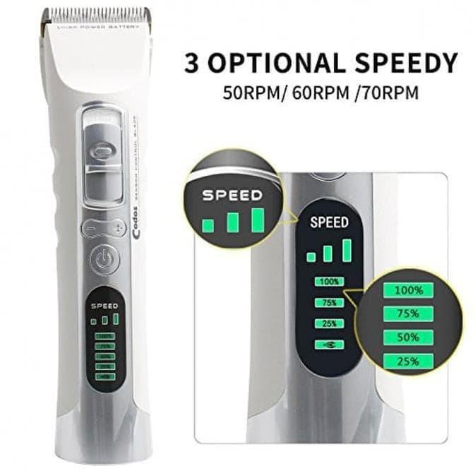 Codos 919 Profesional Alat Cukur Rambut Rechargeable Cordless Tanpa Kabel