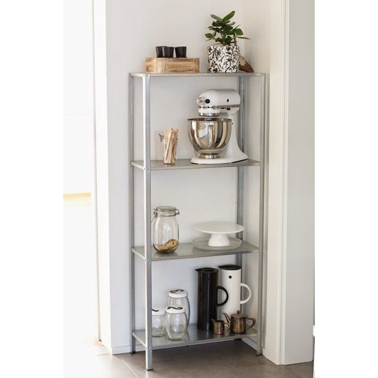 Rak besi serbaguna bahan baja Rak dapur storage