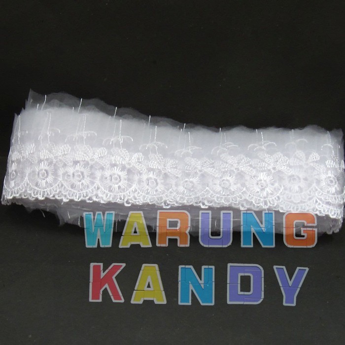 Renda Nilon / Nylon 545 Putih