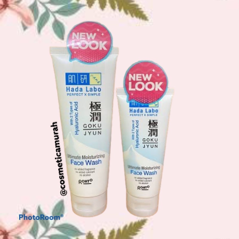 promoooo   [ 100 ml / besar ] hada labo ultimate face wash gokujyun / hadalabo gokujyun face wash / cuci muka