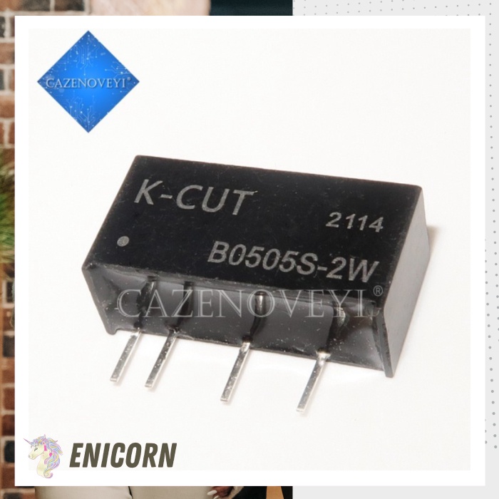 [BERKUALITAS] 2PCS/LOT B0505S-2WR2 B0505S-2W B0505S 2W SIP-4 DIP-4 